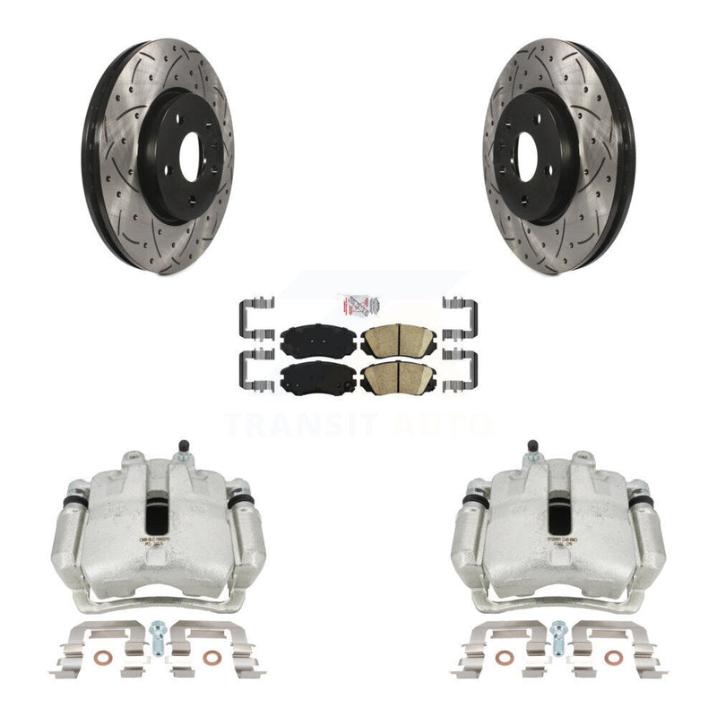 Transit Auto KCD-100027N Disc Brake Kit for 2010-2020 Chevrolet Equinox, Chevrolet Impala, Chevrolet Malibu & more - Front product image