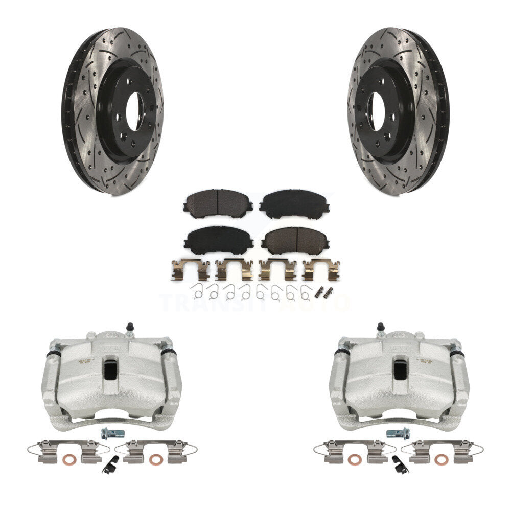 Transit Auto KCD-100027P Disc Brake Kit for 2014-2022 Nissan Rogue, Nissan Rogue Sport - Front product image