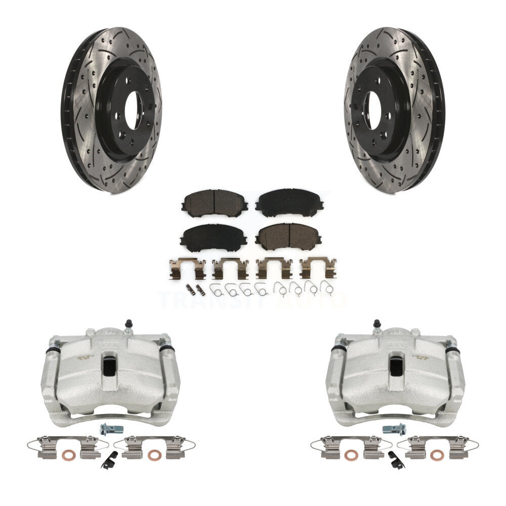 Transit Auto KCD-100027T Disc Brake Kit for 2014-2022 Nissan Rogue, Nissan Rogue Sport - Front product image