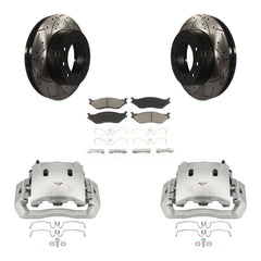 Transit Auto KCD-100028C Disc Brake Kit for 2005-2016 Ford F-450 Super Duty, International CF500, International CF600 & more - Front product image
