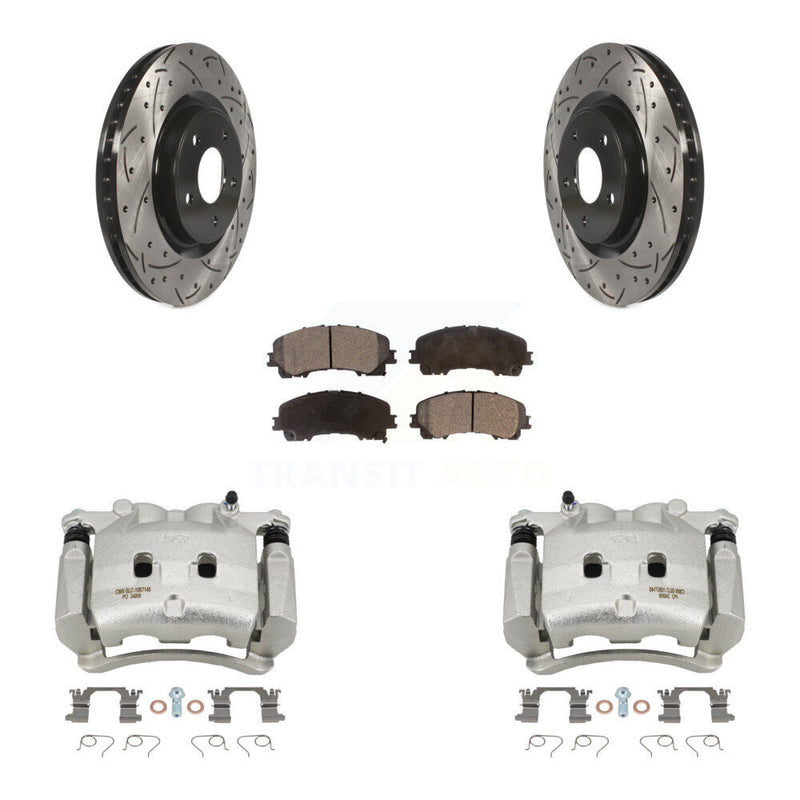 Transit Auto KCD-100028P Disc Brake Kit for 2014-2019 Nissan Rogue - Front product image