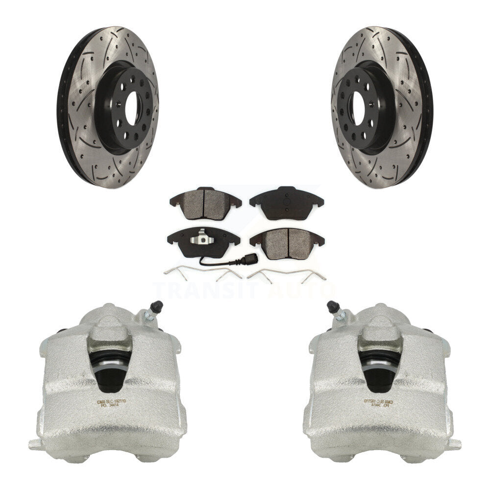 Transit Auto KCD-100028S Disc Brake Kit for 2005-2015 Volkswagen Jetta - Front product image