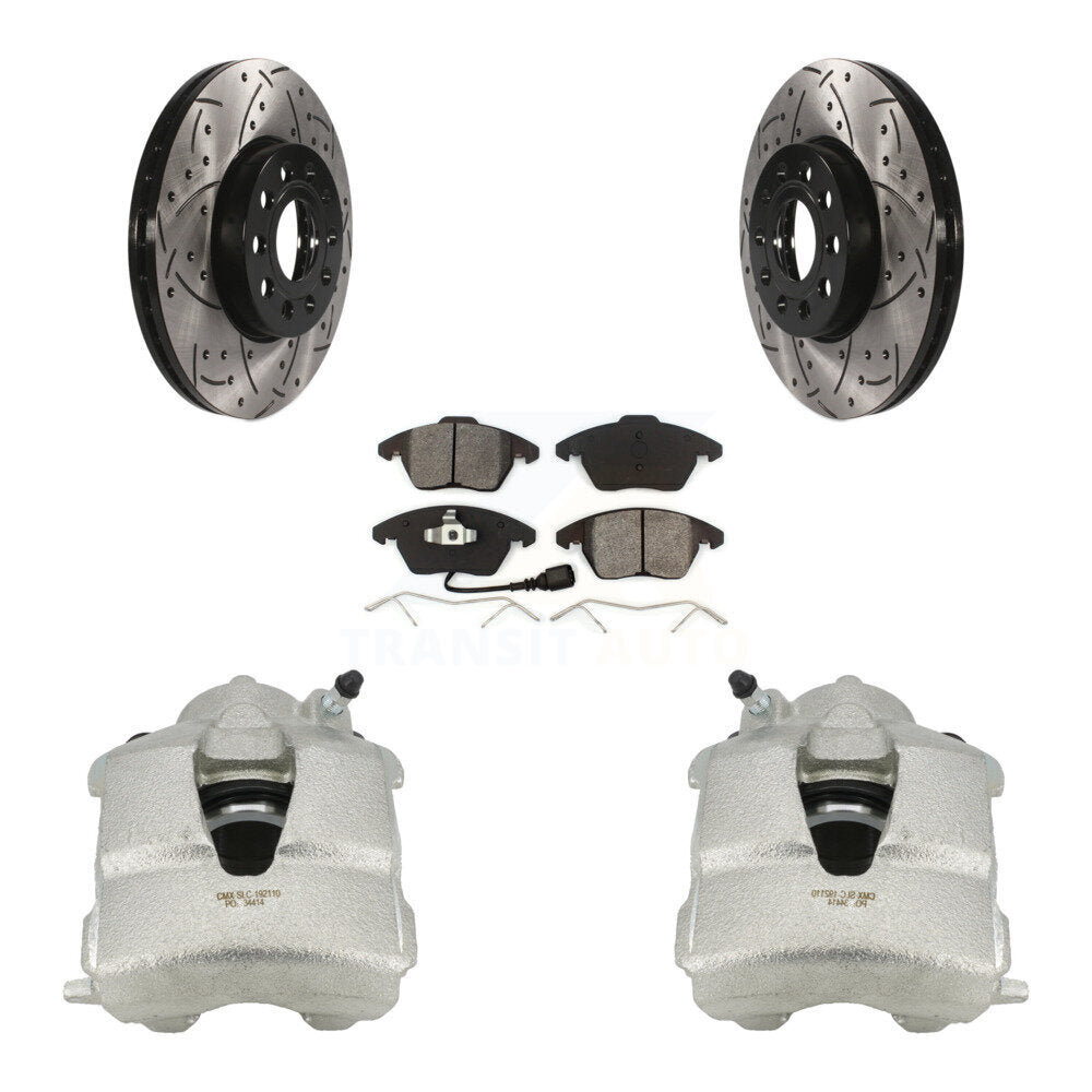 Transit Auto KCD-100029S Disc Brake Kit for 2005-2015 Volkswagen Jetta - Front product image