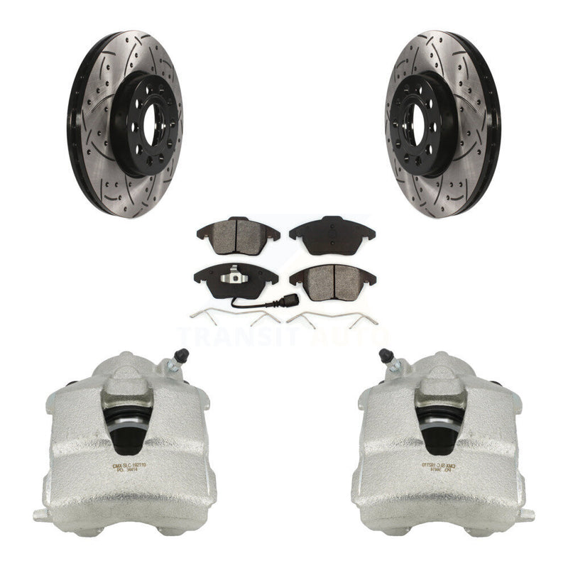 Transit Auto KCD-100029S Disc Brake Kit for 2005-2015 Volkswagen Jetta - Front product image