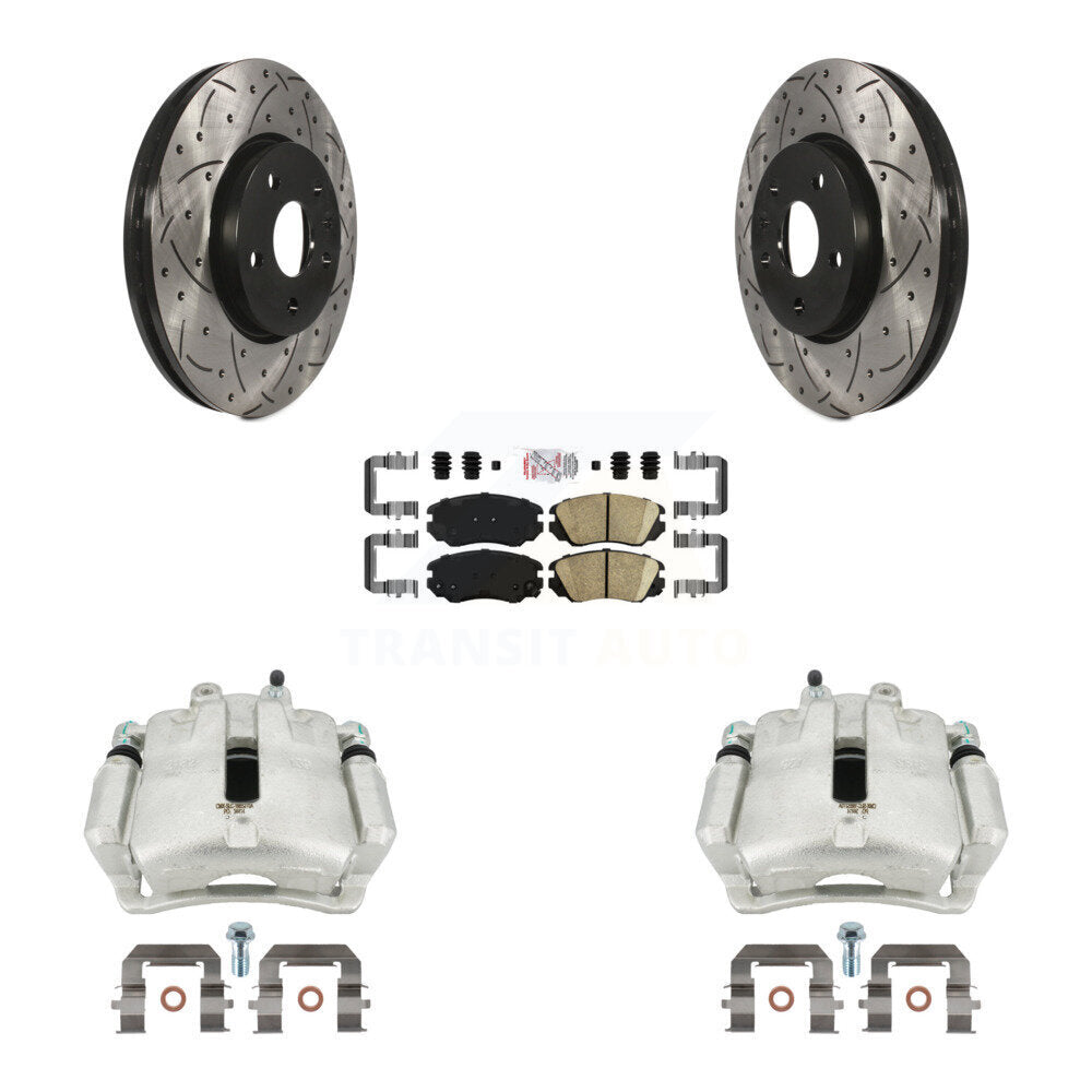 Transit Auto KCD-100030N Disc Brake Kit for 2011-2017 Chevrolet Malibu Limited, Buick LaCrosse, Buick Regal - Front product image