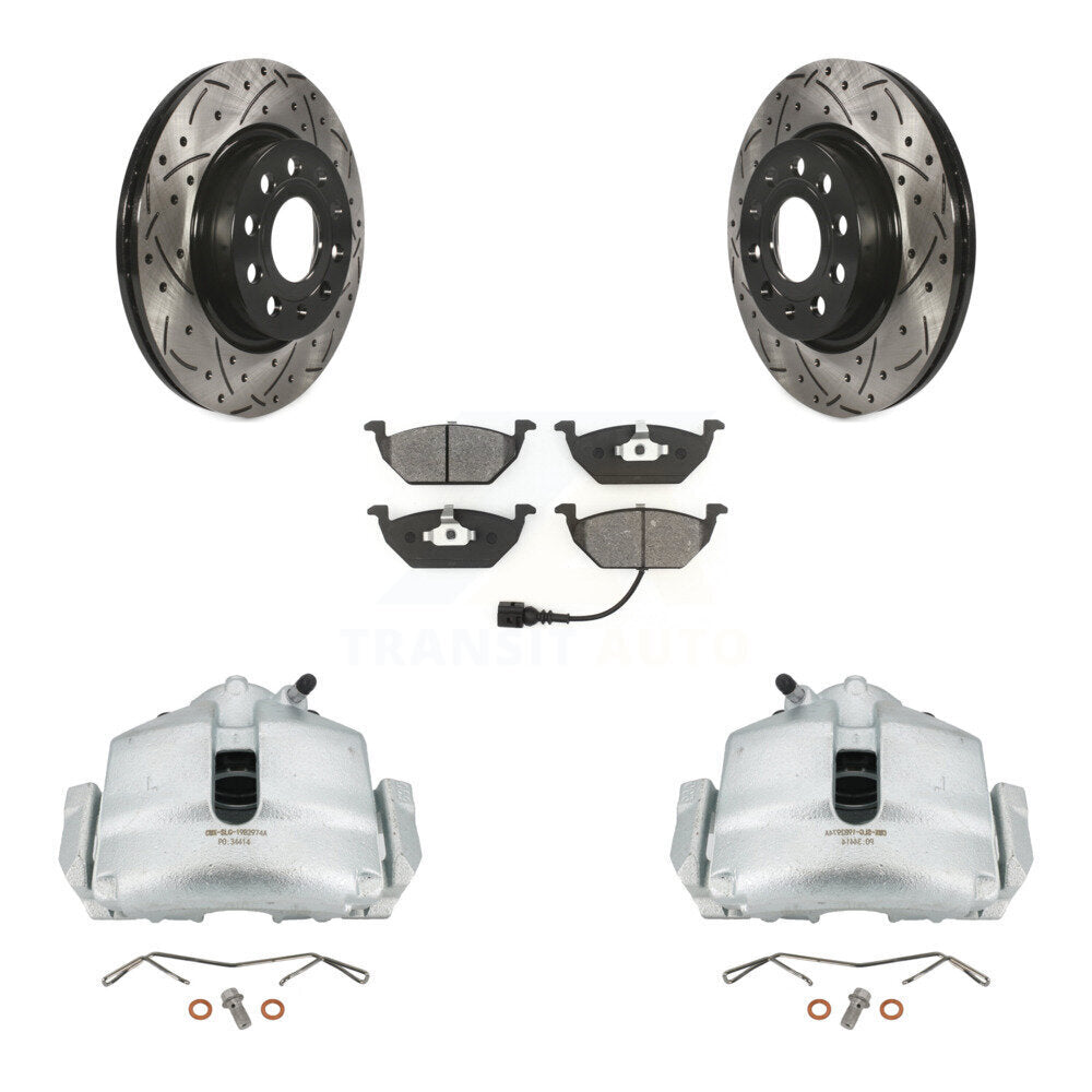 Transit Auto KCD-100030S Disc Brake Kit for 2011-2015 Volkswagen Jetta - Front product image