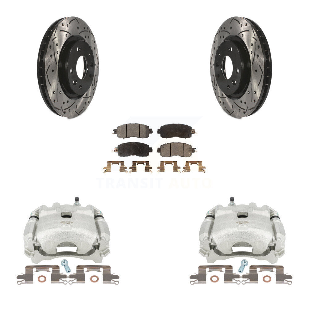 Transit Auto KCD-100030T Disc Brake Kit for 2015-2017 Nissan LEAF - Front product image
