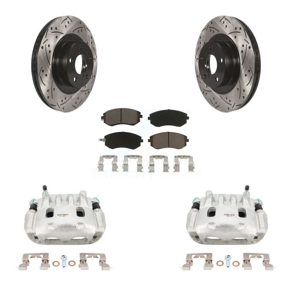 Transit Auto KCD-100031C Disc Brake Kit for 2002-2013 Subaru WRX, Subaru Impreza, Subaru Outback & more - Front product image