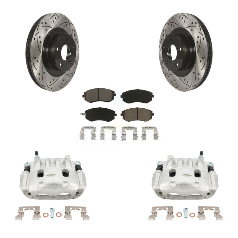 Transit Auto KCD-100031C Disc Brake Kit for 2002-2013 Subaru WRX, Subaru Impreza, Subaru Outback & more - Front product image