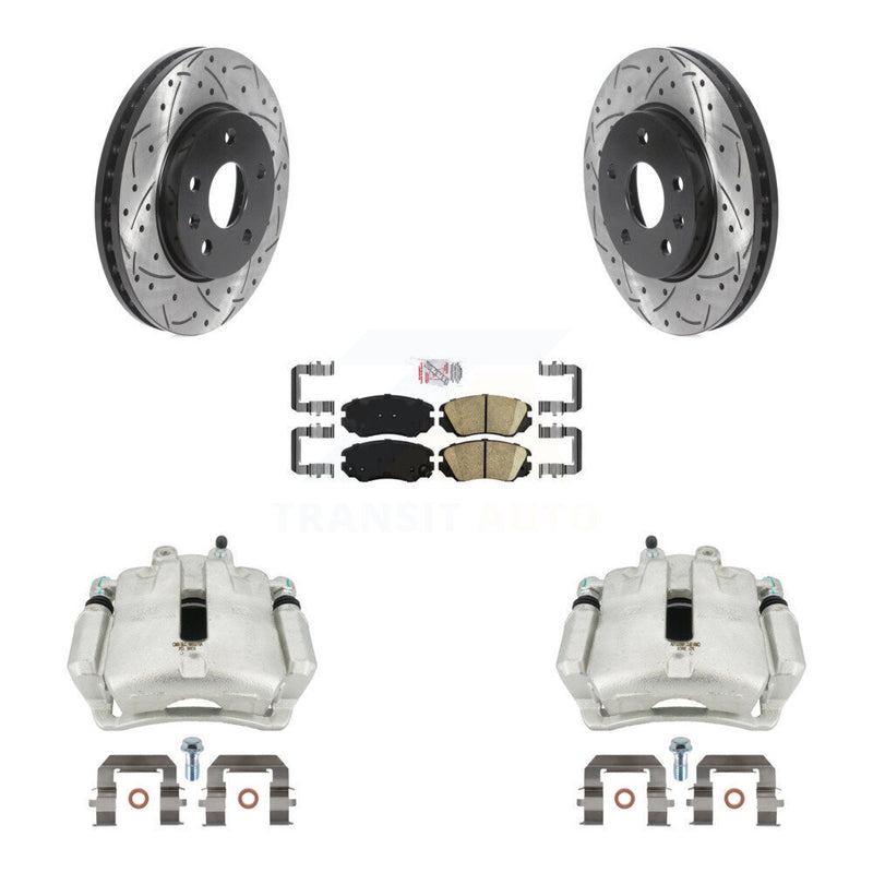 Transit Auto KCD-100031N Disc Brake Kit for 2011-2017 Chevrolet Malibu Limited, Chevrolet Malibu, Buick LaCrosse & more - Front product image