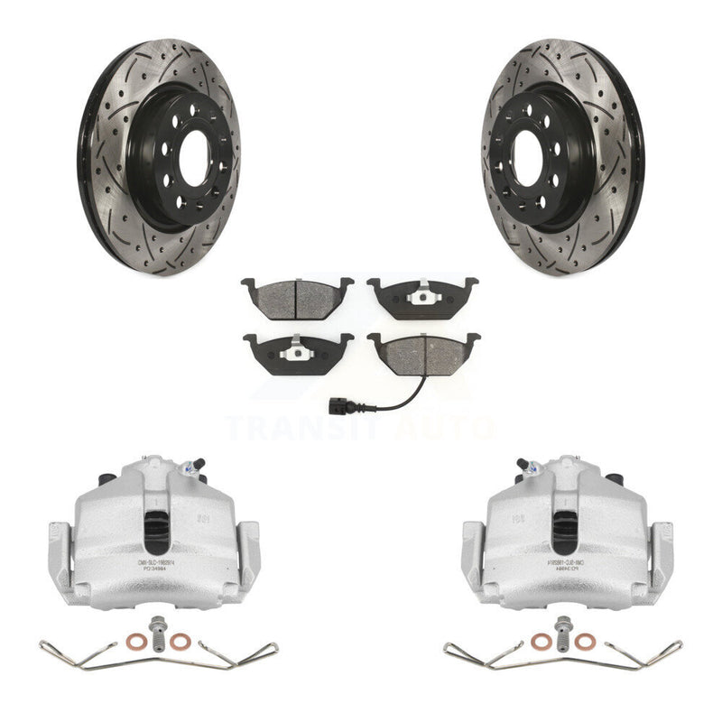 Transit Auto KCD-100032S Disc Brake Kit for 2011-2015 Volkswagen Jetta - Front product image