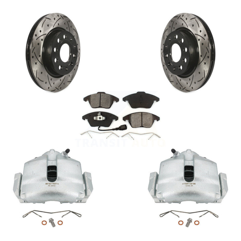 Transit Auto KCD-100033S Disc Brake Kit for 2011-2013 Volkswagen GTI, Audi A3 Quattro - Front product image