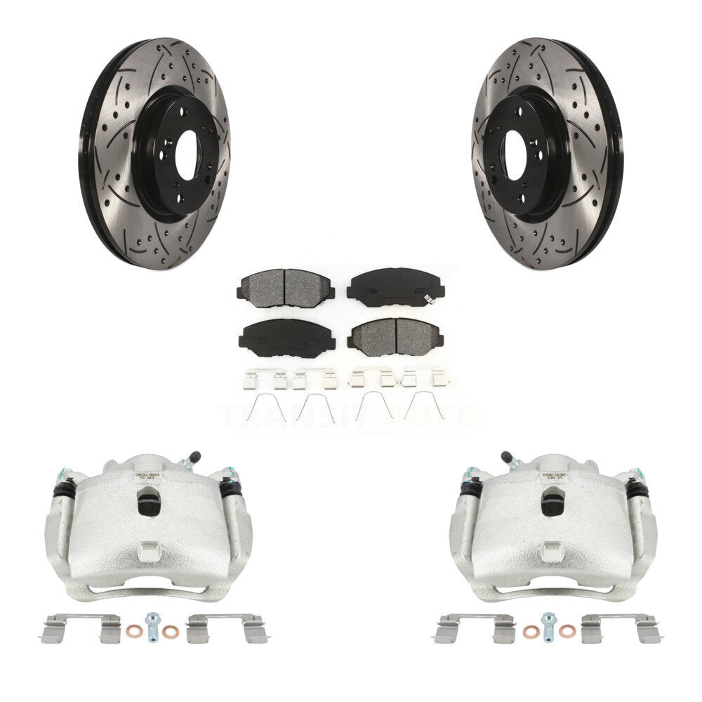Transit Auto KCD-100034S Disc Brake Kit for 2012-2015 Acura ILX, Honda Civic - Front product image