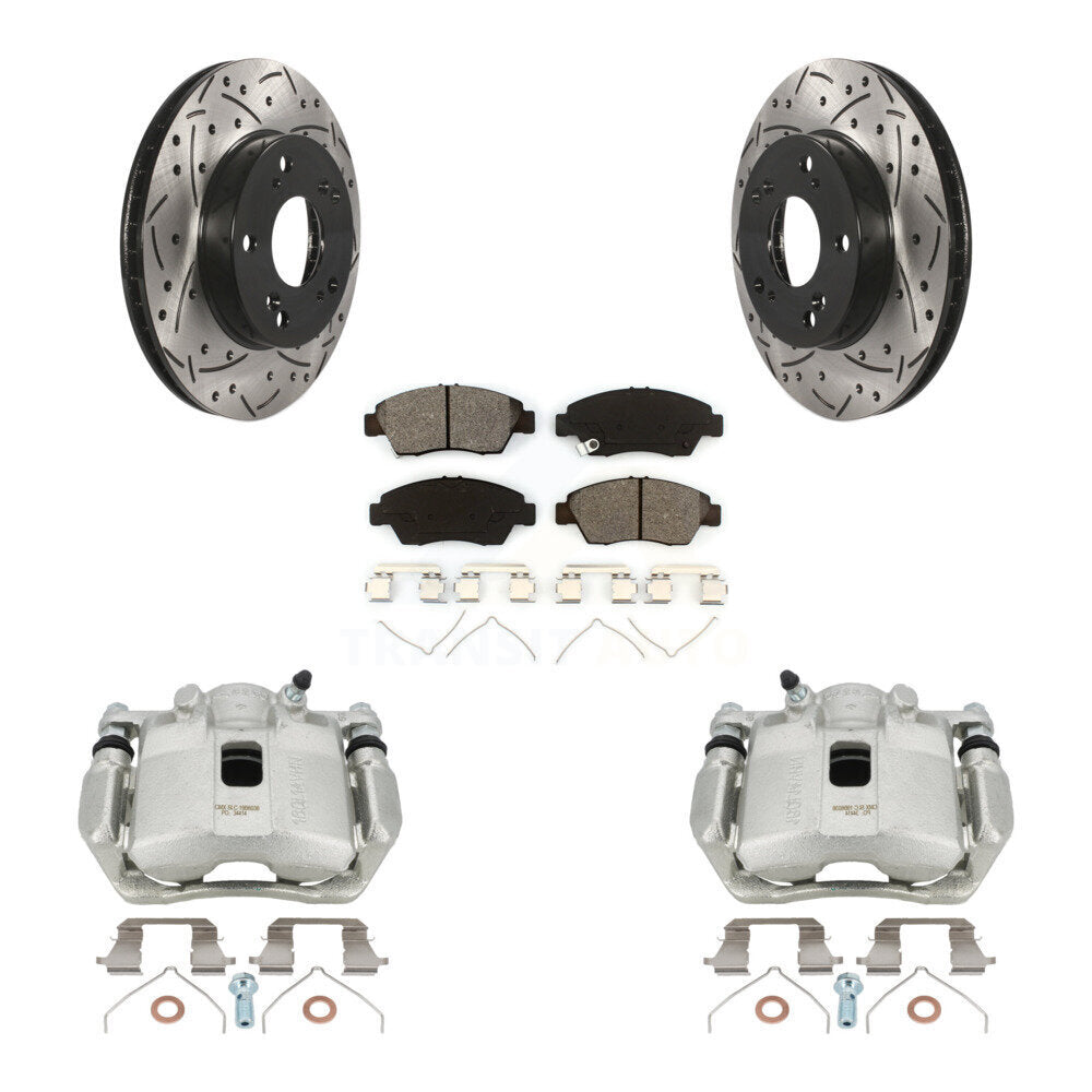 Transit Auto KCD-100035S Disc Brake Kit for 2012-2015 Acura ILX, Honda Civic - Front product image