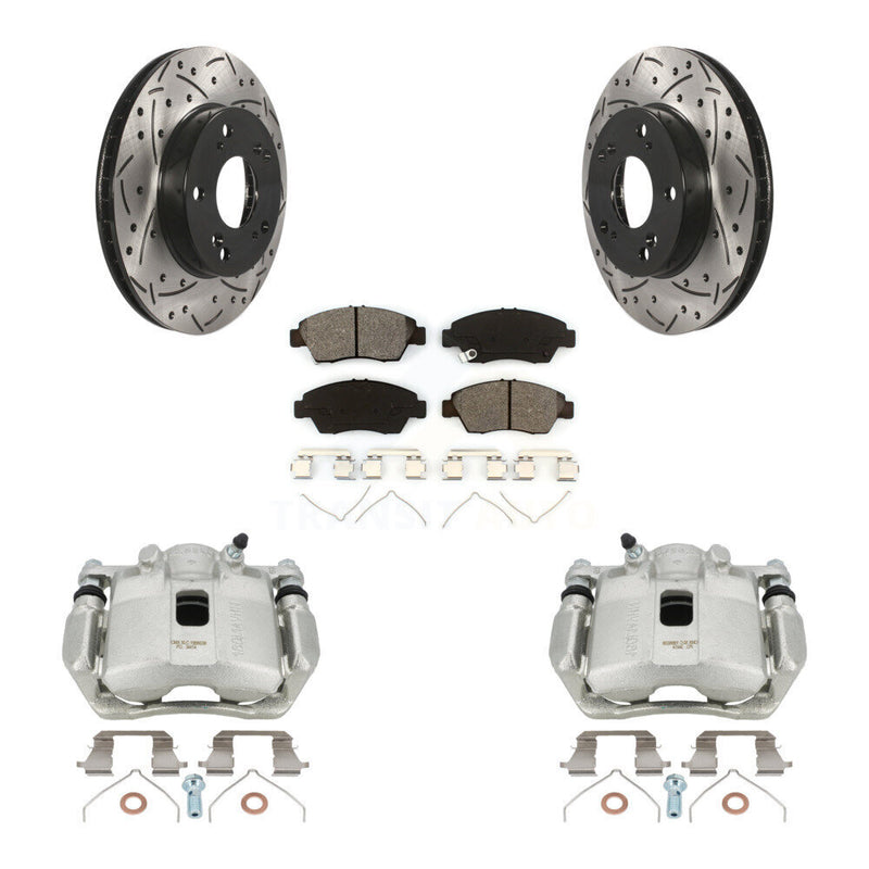 Transit Auto KCD-100035S Disc Brake Kit for 2012-2015 Acura ILX, Honda Civic - Front product image