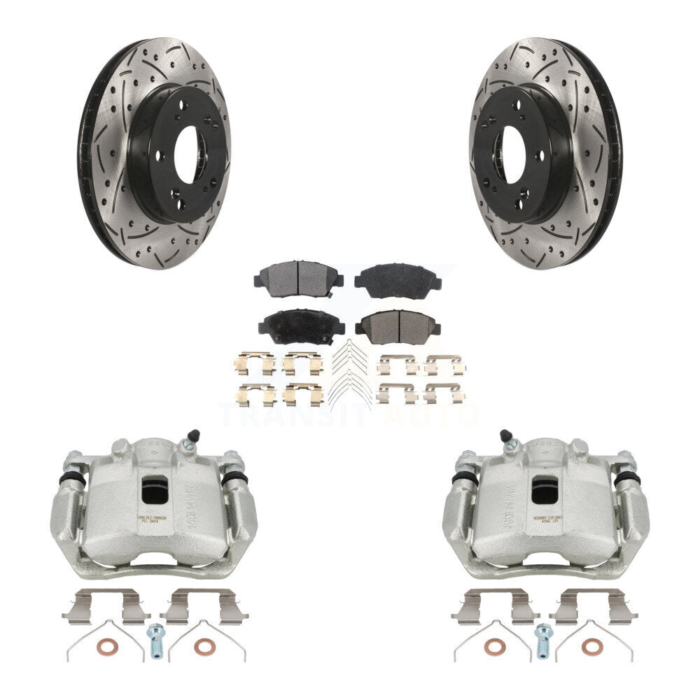 Transit Auto KCD-100035T Disc Brake Kit for 2012-2015 Acura ILX, Honda Civic - Front product image