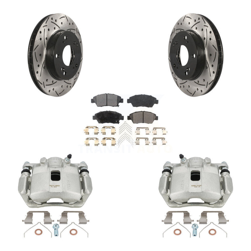 Transit Auto KCD-100035T Disc Brake Kit for 2012-2015 Acura ILX, Honda Civic - Front product image