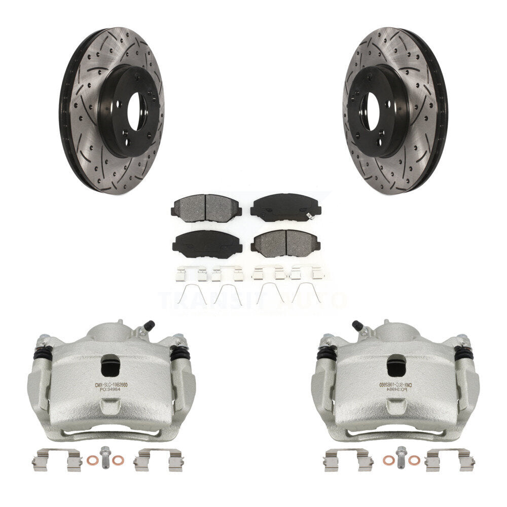 Transit Auto KCD-100036S Disc Brake Kit for 2005-2017 Honda CR-Z, Honda Civic, Acura ILX & more - Front product image