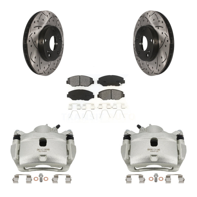 Transit Auto KCD-100036S Disc Brake Kit for 2005-2017 Honda CR-Z, Honda Civic, Acura ILX & more - Front product image