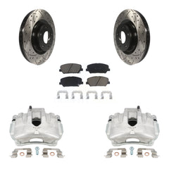 Transit Auto KCD-100037C Disc Brake Kit for 2014-2016 Hyundai Genesis Coupe - Front product image