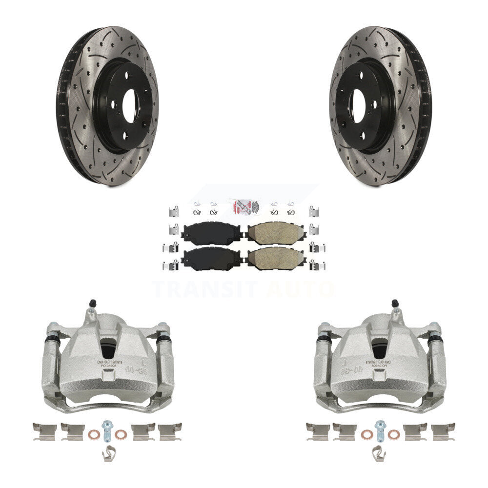 Transit Auto KCD-100037N Disc Brake Kit for 2006-2015 Lexus IS250 - Front product image