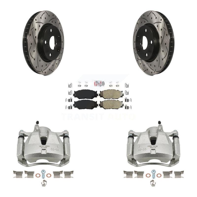 Transit Auto KCD-100037N Disc Brake Kit for 2006-2015 Lexus IS250 - Front product image