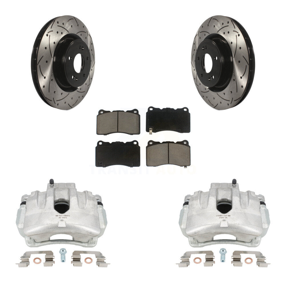 Transit Auto KCD-100038C Disc Brake Kit for 2014-2016 Hyundai Genesis Coupe - Front product image