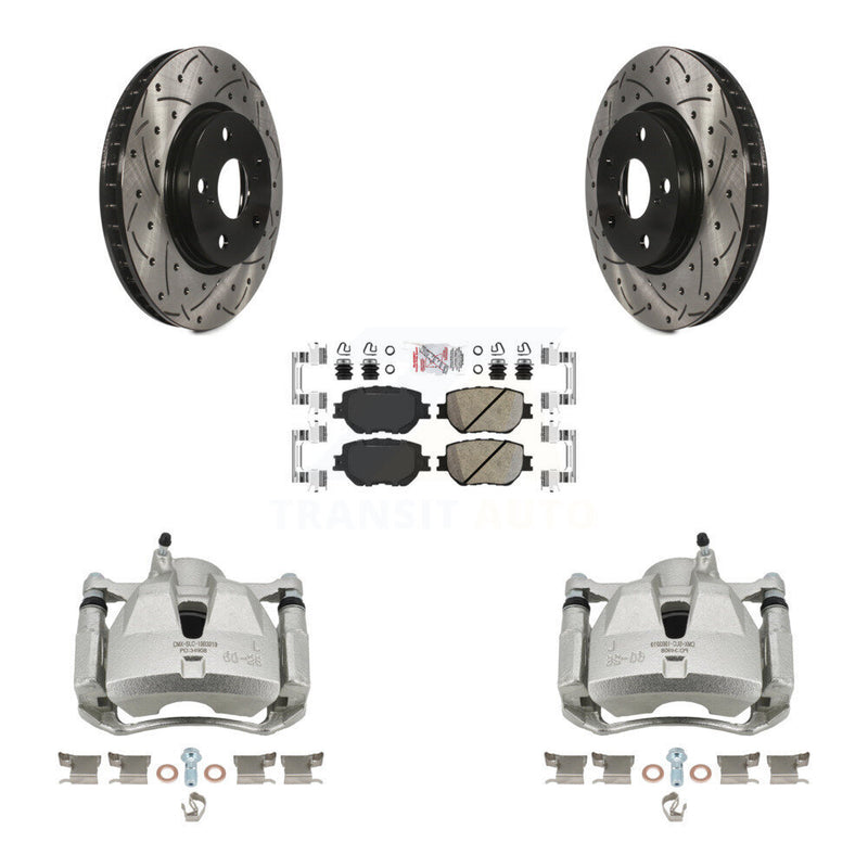 Transit Auto KCD-100038N Disc Brake Kit for 2014 Lexus IS250 - Front product image