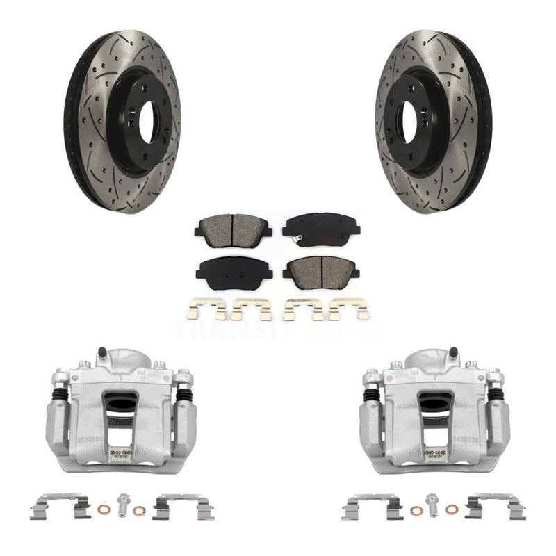 Transit Auto KCD-100038S Disc Brake Kit for 2011-2016 Kia Optima, Hyundai Sonata - Front product image