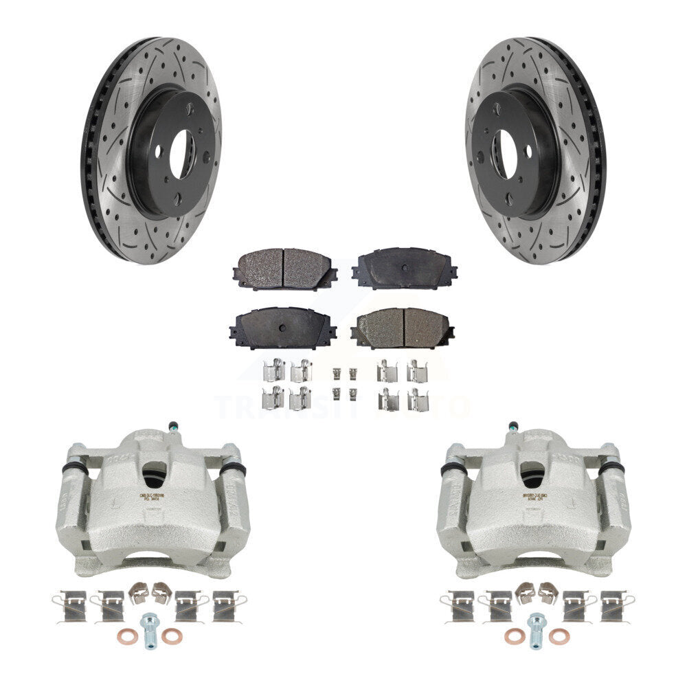 Transit Auto KCD-100039P Disc Brake Kit for 2006-2018 Toyota Yaris - Front product image