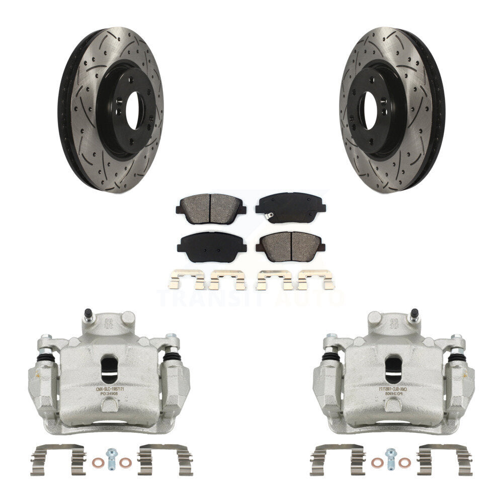 Transit Auto KCD-100039S Disc Brake Kit for 2014 Hyundai Sonata - Front product image