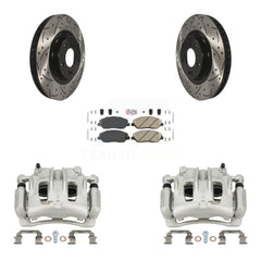 Transit Auto KCD-100040N Disc Brake Kit for 2013-2016 Hyundai Santa Fe, Hyundai Santa Fe XL - Front product image