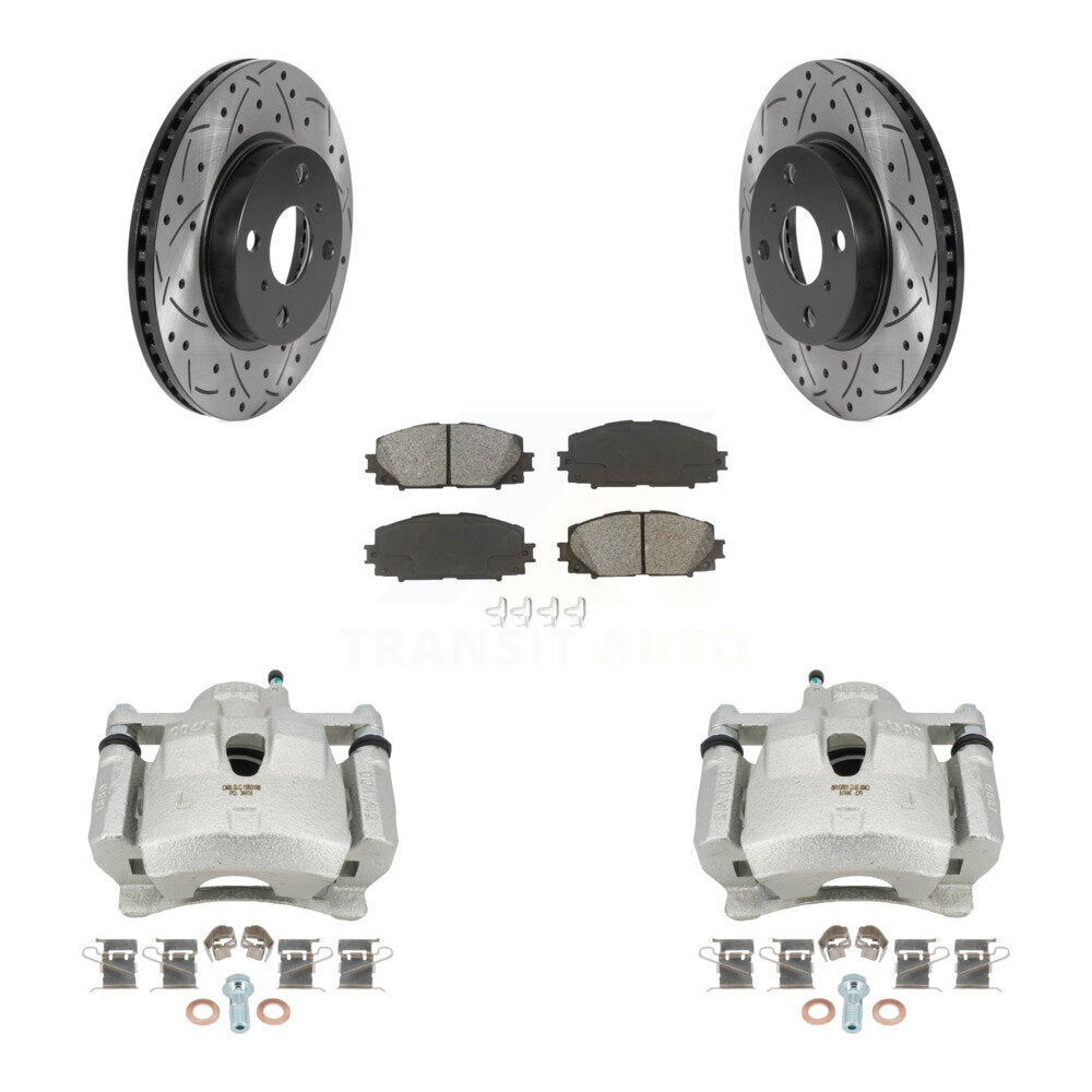 Transit Auto KCD-100040S Disc Brake Kit for 2006-2018 Toyota Yaris - Front product image