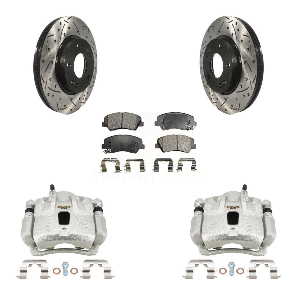 Transit Auto KCD-100040T Disc Brake Kit for 2011-2012 Hyundai Elantra - Front product image