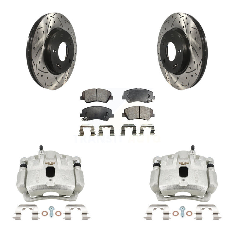 Transit Auto KCD-100040T Disc Brake Kit for 2011-2012 Hyundai Elantra - Front product image