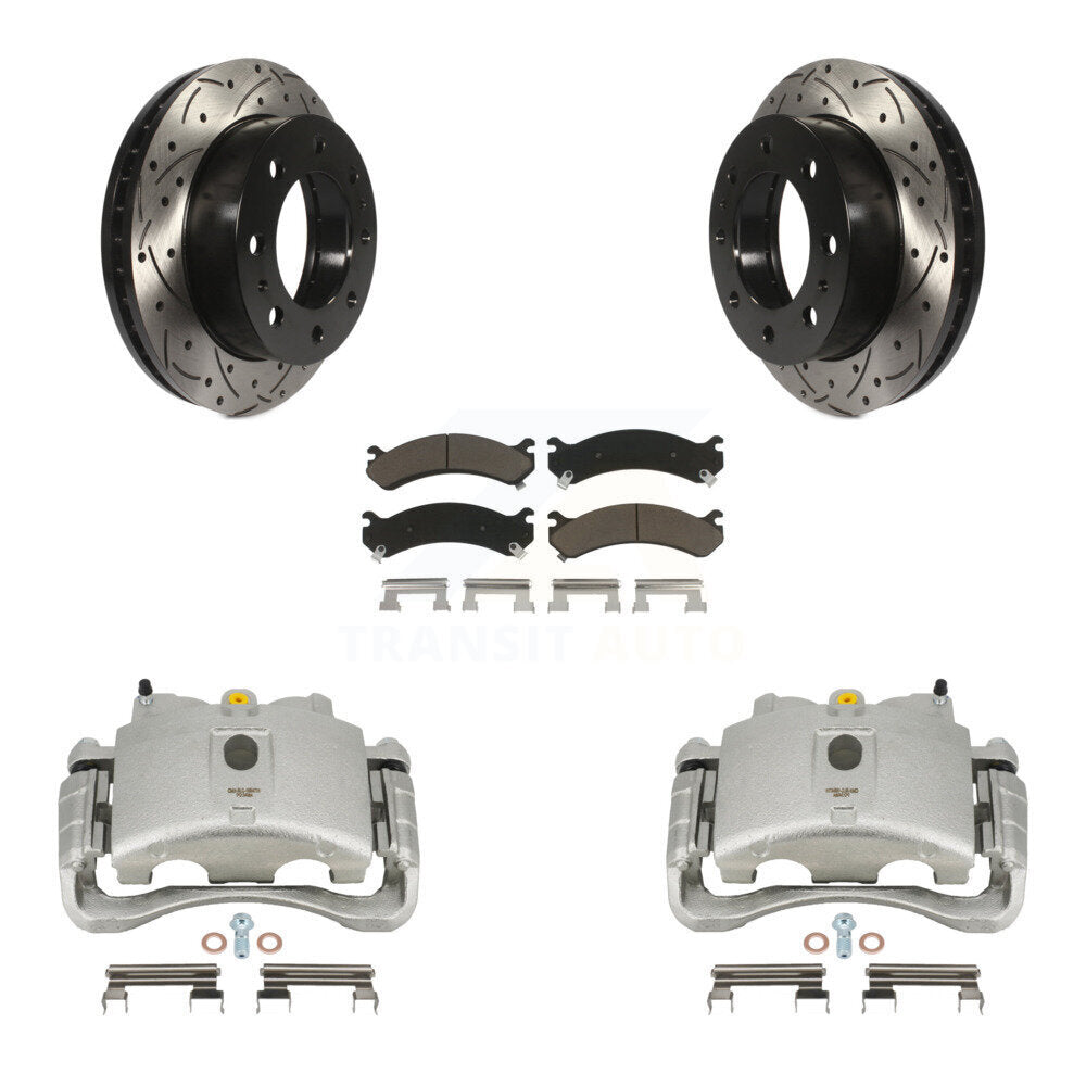 Transit Auto KCD-100042C Disc Brake Kit for 1999-2020 Chevrolet Express 2500, Chevrolet Silverado 1500 HD Classic, Chevrolet Silverado 2500 HD Classic & more - Front product image