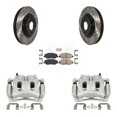 Transit Auto KCD-100042N Disc Brake Kit for 2017-2019 Hyundai Santa Fe, Hyundai Santa Fe XL - Front product image