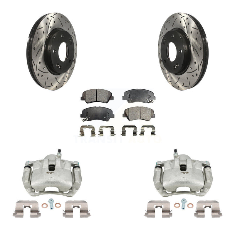 Transit Auto KCD-100042P Disc Brake Kit for 2013-2016 Hyundai Elantra GT, Kia Forte, Kia Forte5 & more - Front product image