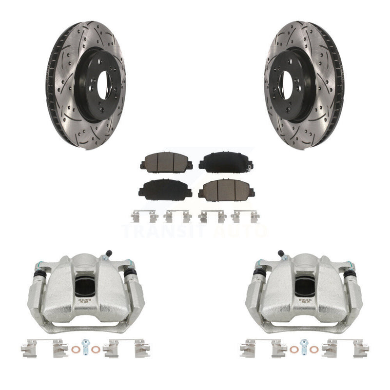 Transit Auto KCD-100043C Disc Brake Kit for 2013-2022 Honda Accord - Front product image