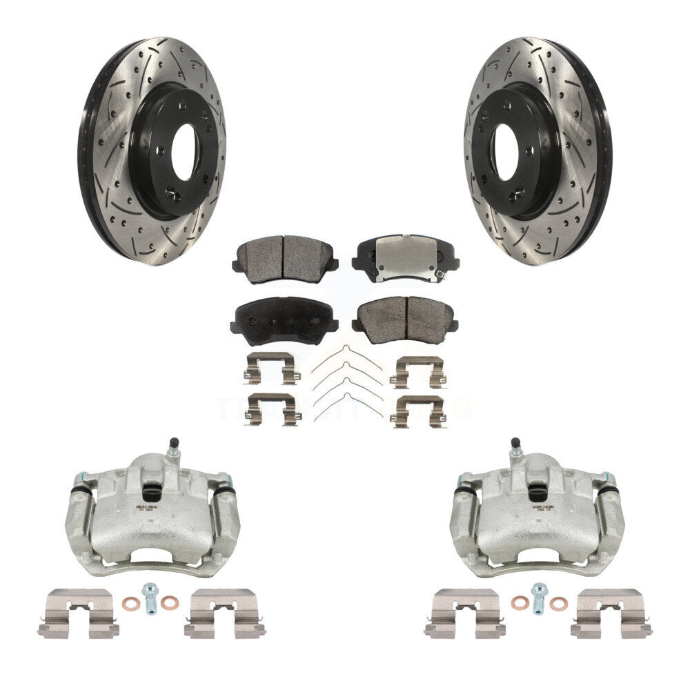 Transit Auto KCD-100045P Disc Brake Kit for 2016-2018 Hyundai Elantra GT, Kia Forte, Kia Forte Koup & more - Front product image