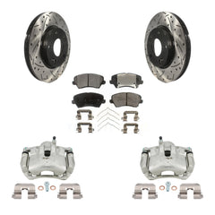 Transit Auto KCD-100045P Disc Brake Kit for 2016-2018 Hyundai Elantra GT, Kia Forte, Kia Forte Koup & more - Front product image