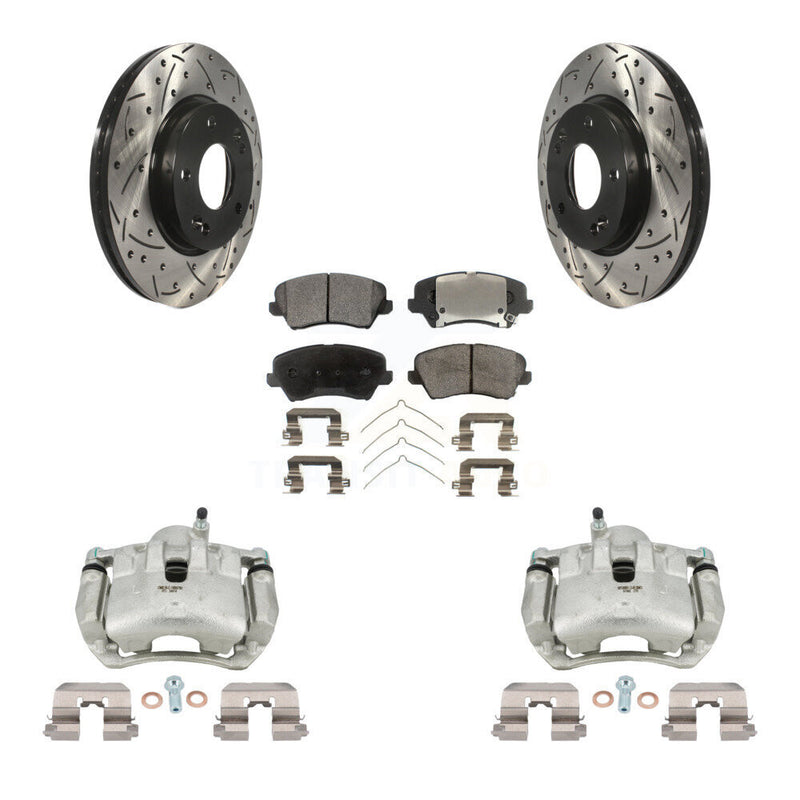 Transit Auto KCD-100045P Disc Brake Kit for 2016-2018 Hyundai Elantra GT, Kia Forte, Kia Forte Koup & more - Front product image