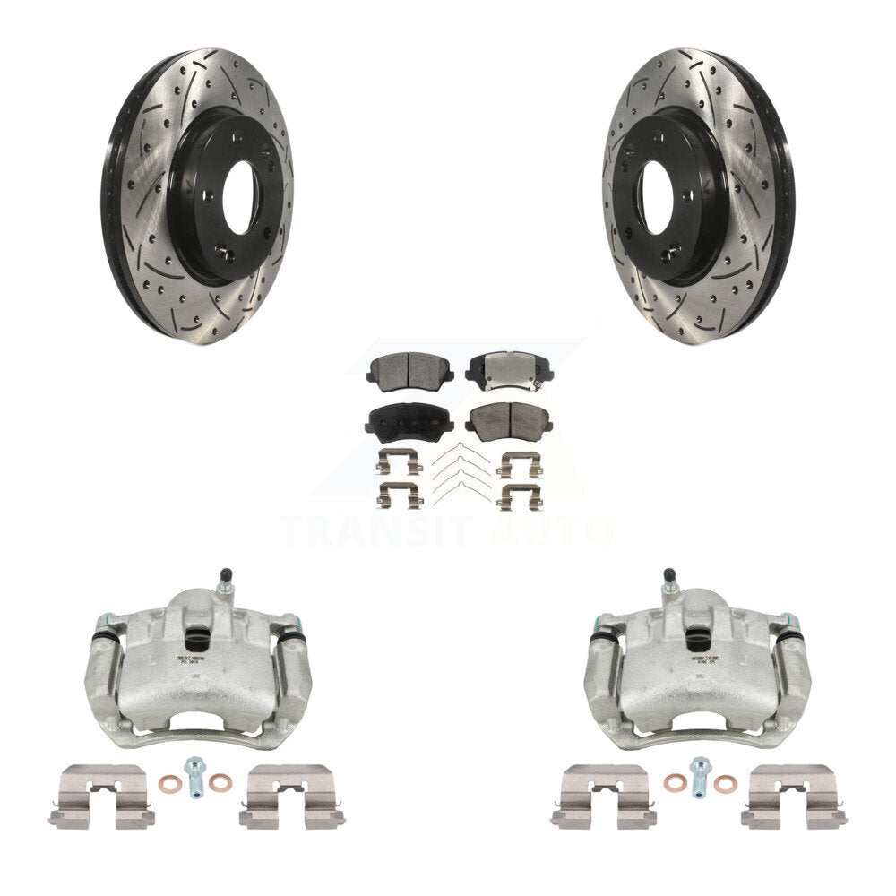 Transit Auto KCD-100045T Disc Brake Kit for 2016-2018 Hyundai Elantra GT, Kia Forte, Kia Forte Koup & more - Front product image