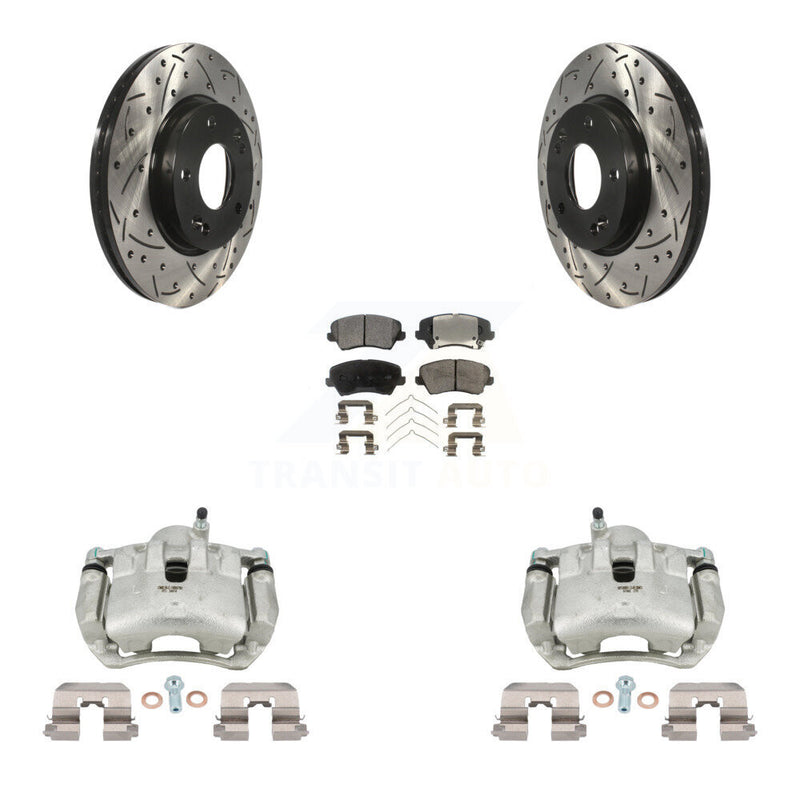 Transit Auto KCD-100045T Disc Brake Kit for 2016-2018 Hyundai Elantra GT, Kia Forte, Kia Forte Koup & more - Front product image