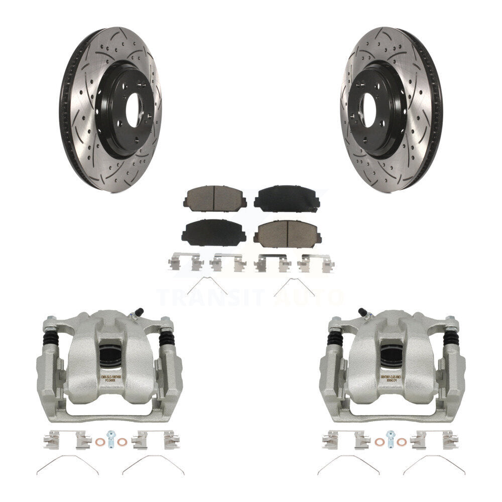 Transit Auto KCD-100046C Disc Brake Kit for 2016-2022 Acura ILX, Honda Accord - Front product image