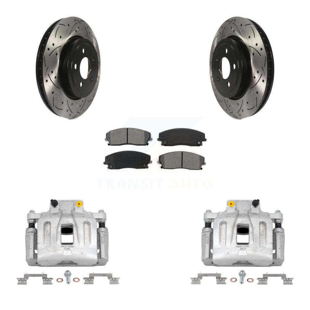 Transit Auto KCD-100047S Disc Brake Kit for 2015-2016 Dodge Charger - Front product image