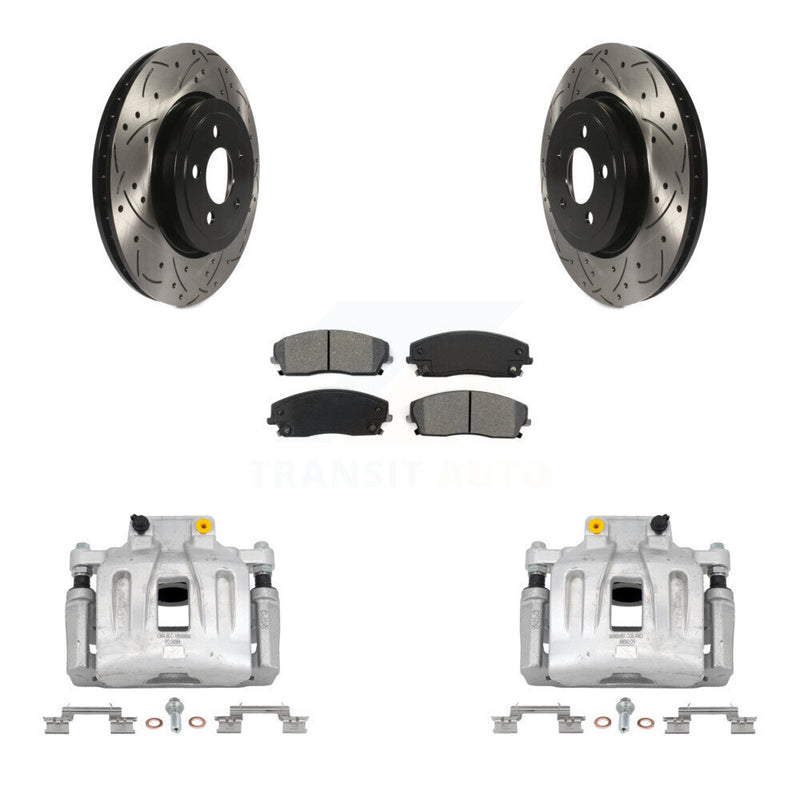 Transit Auto KCD-100047S Disc Brake Kit for 2015-2016 Dodge Charger - Front product image
