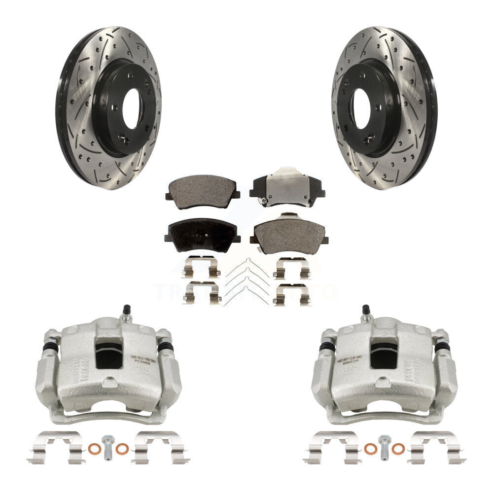 Transit Auto KCD-100048P Disc Brake Kit for 2017-2020 Hyundai Elantra - Front product image