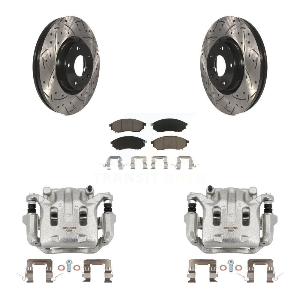 Transit Auto KCD-100049C Disc Brake Kit for 2006-2020 INFINITI Q40, INFINITI Q70L, INFINITI QX70 & more - Front product image