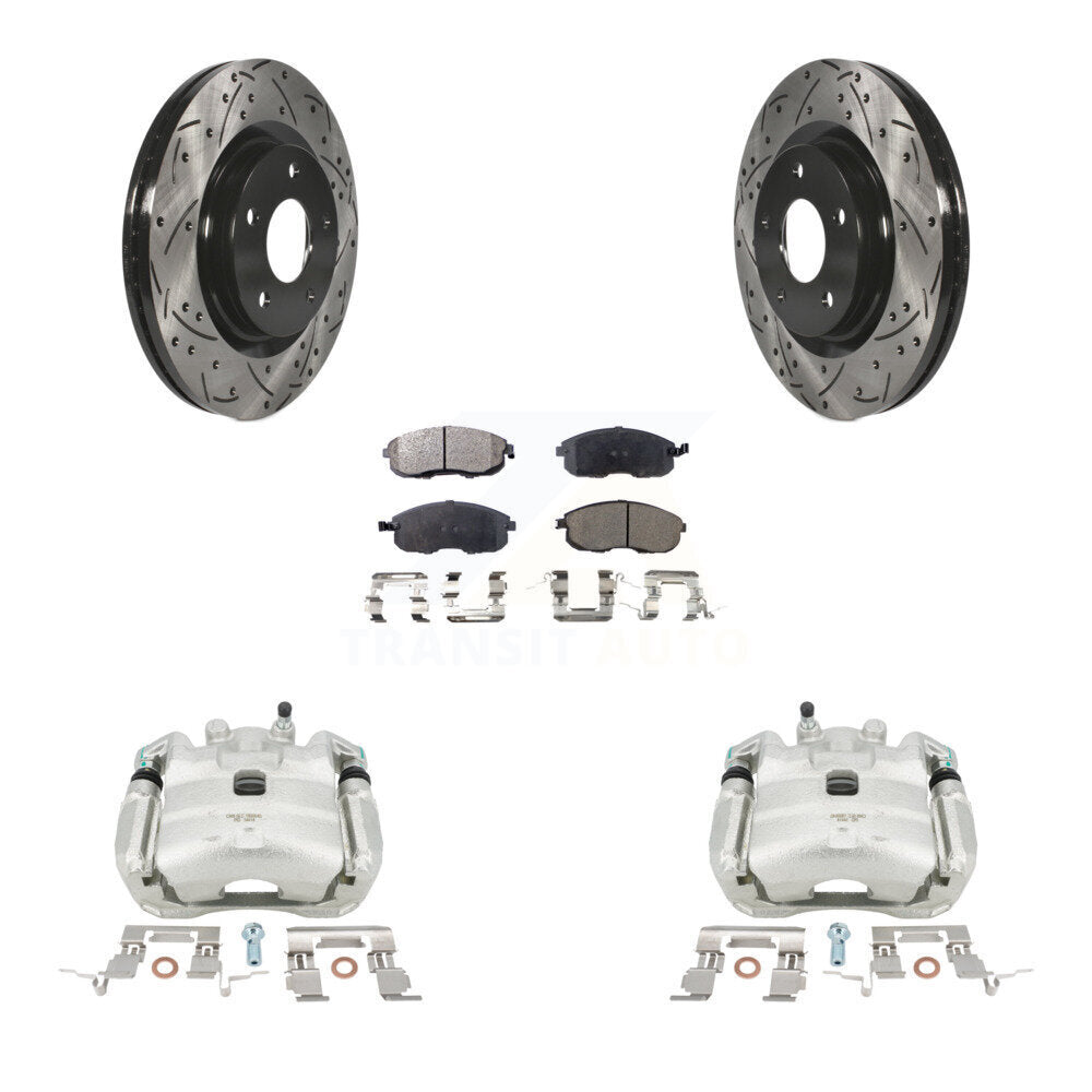 Transit Auto KCD-100051T Disc Brake Kit for 2011-2019 Nissan Juke, Nissan Sentra - Front product image